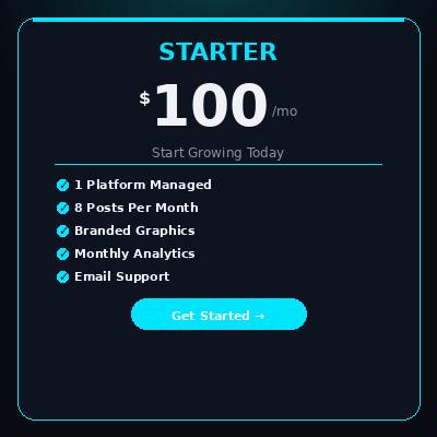 Social Media Management Packages